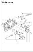 Цепной тормоз и крышка сцепления CHAIN BRAKE CLUTCH COVER	135 Mark II
